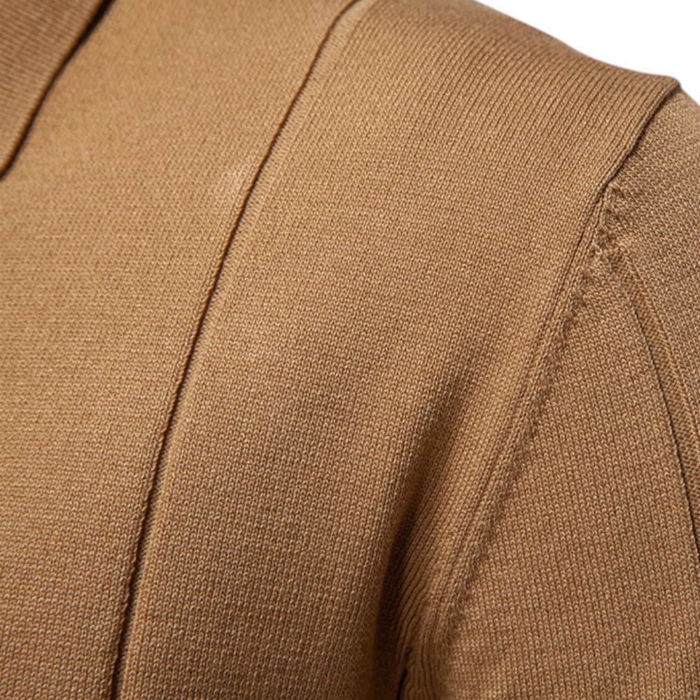 Close-up of a brown fabric texture
