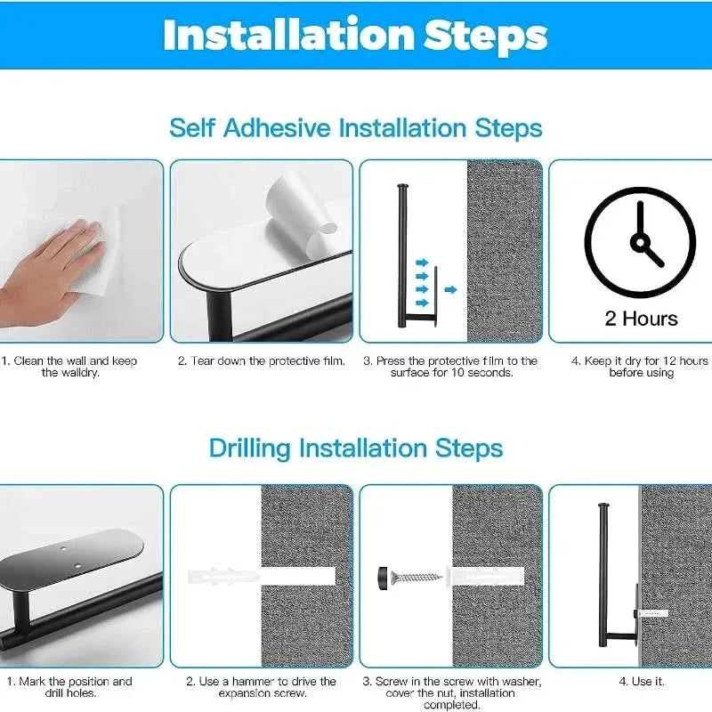Adhesive Paper Towel Holder