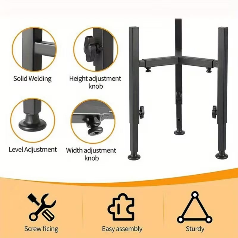 Adjustable Elevated Dog Bowl Stand
