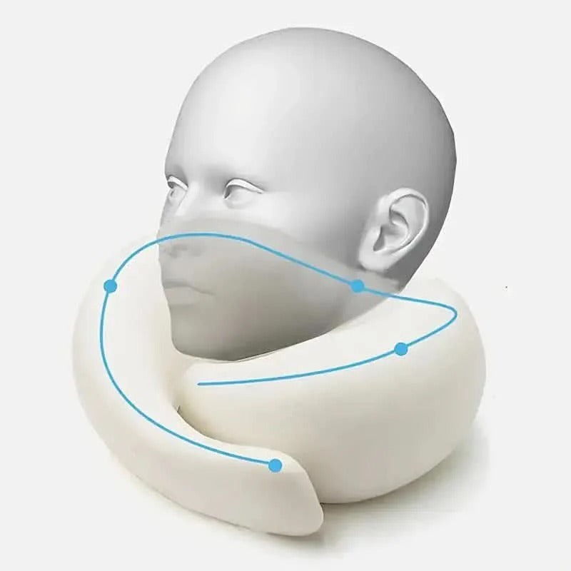 Adjustable Memory Foam Neck Pillow