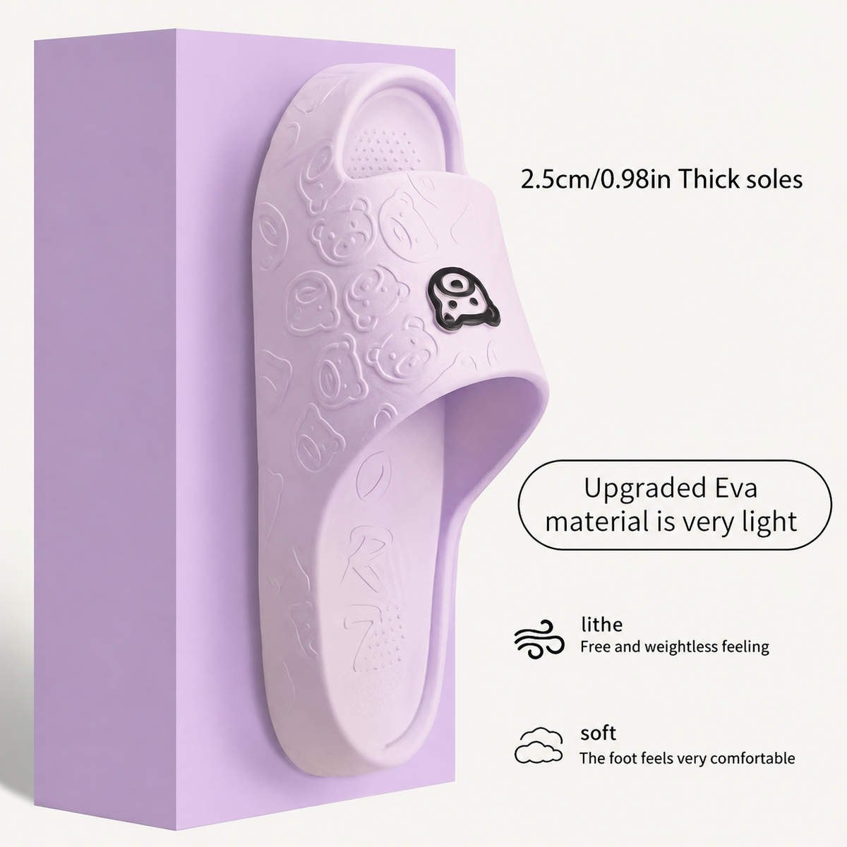Adorable Bear Comfort Slides