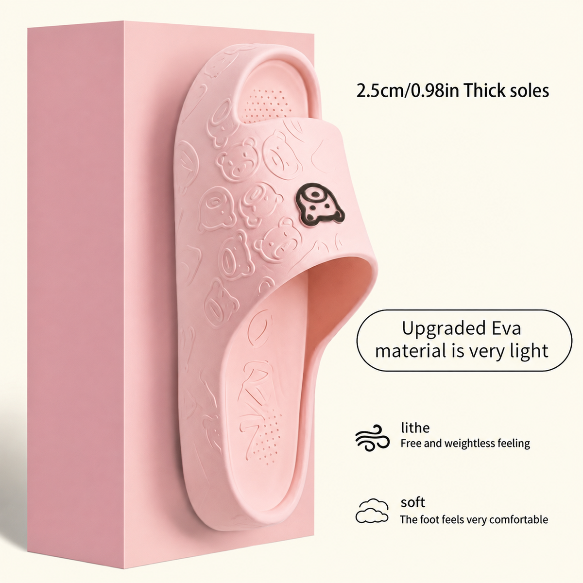 Adorable Bear Comfort Slides