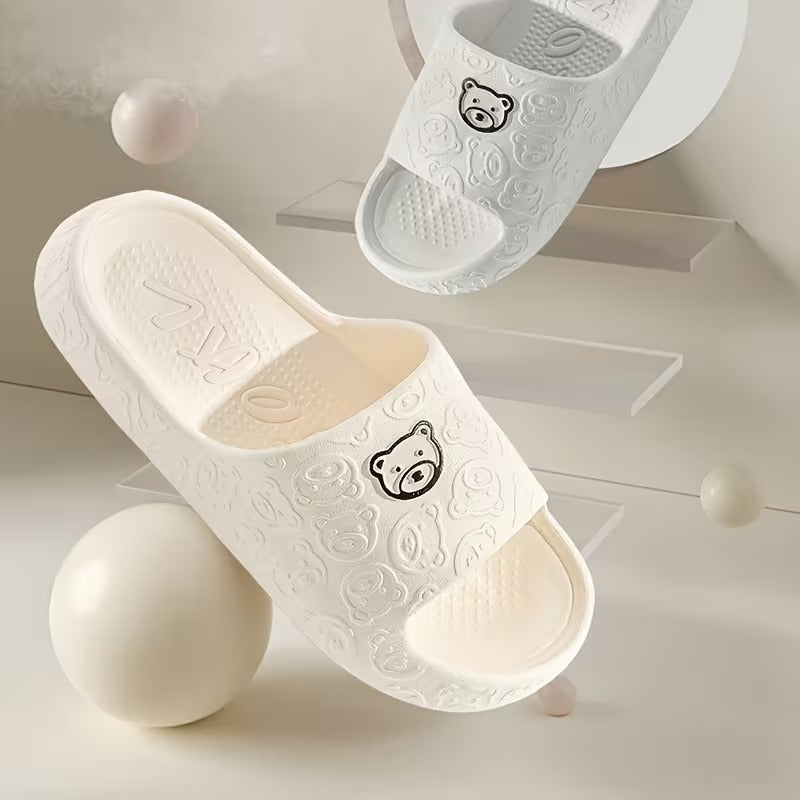Adorable Bear Comfort Slides