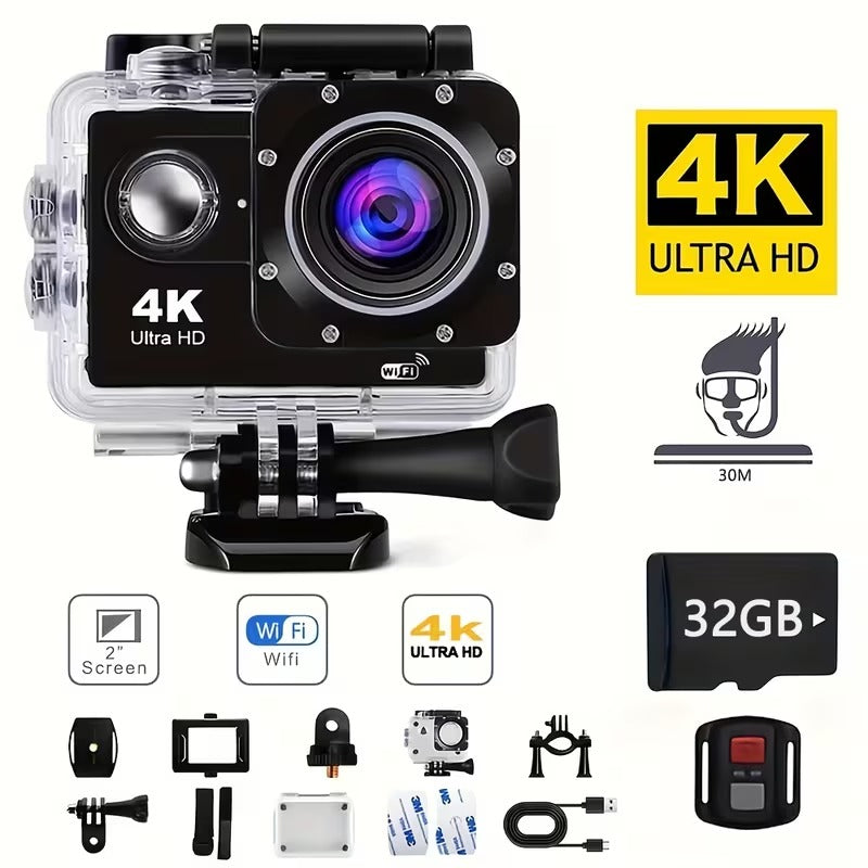 Advanced 1080P Action Camera Kit
