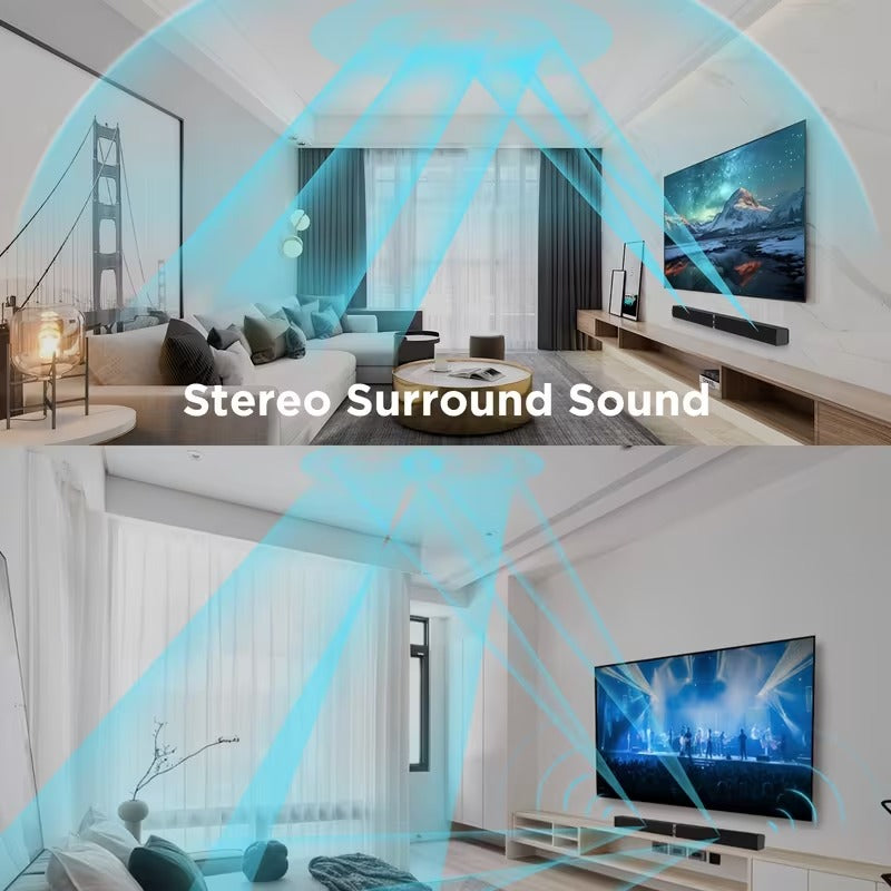 Advanced 2-in-1 TV Soundbar System