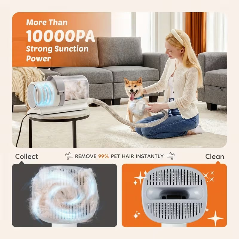 Advanced 5-in-1 Pet Grooming Vacuum