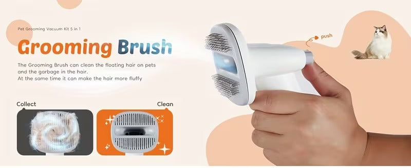 Advanced 5-in-1 Pet Grooming Vacuum