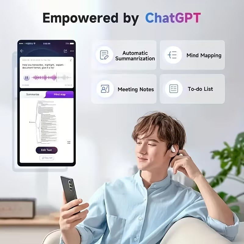 Advanced AI Translation Headset