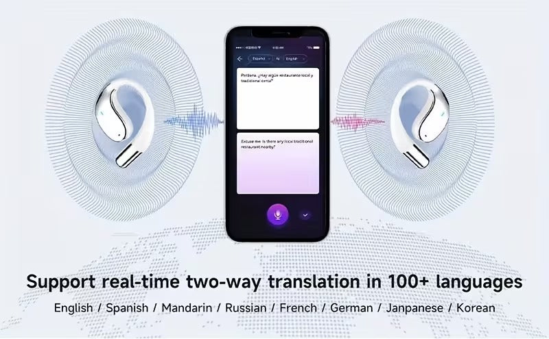 Advanced AI Translation Headset