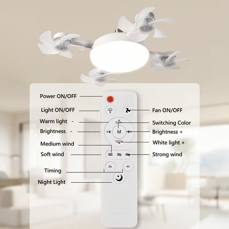 Advanced Screw-In Ceiling Fan Light