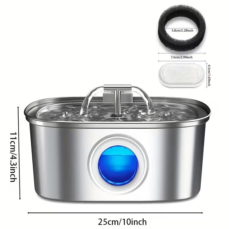 Advanced Stainless Steel Pet Fountain