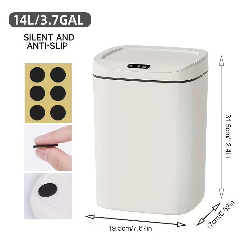 Advanced Touchless Odor-Sealing Trash Can