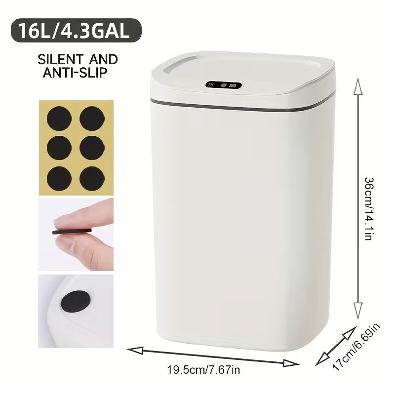 Advanced Touchless Odor-Sealing Trash Can
