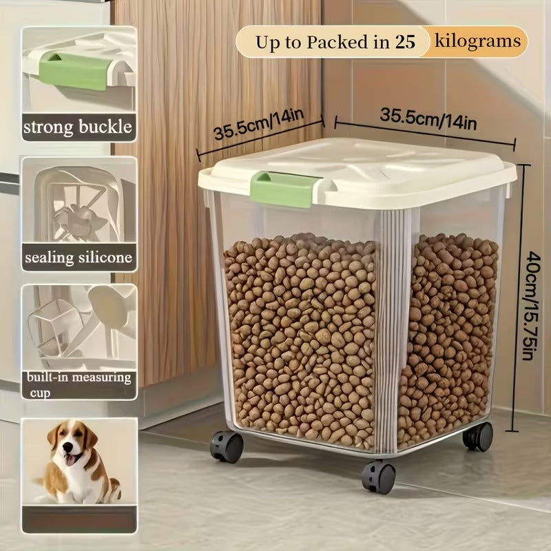 Airtight Pet Food Storage Bin