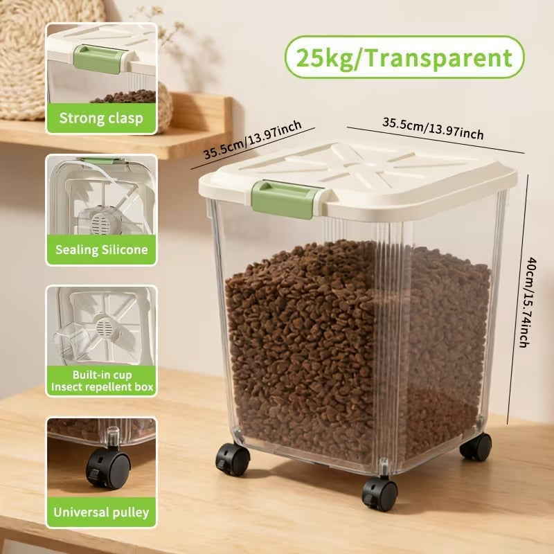 Airtight Pet Food Storage Bin