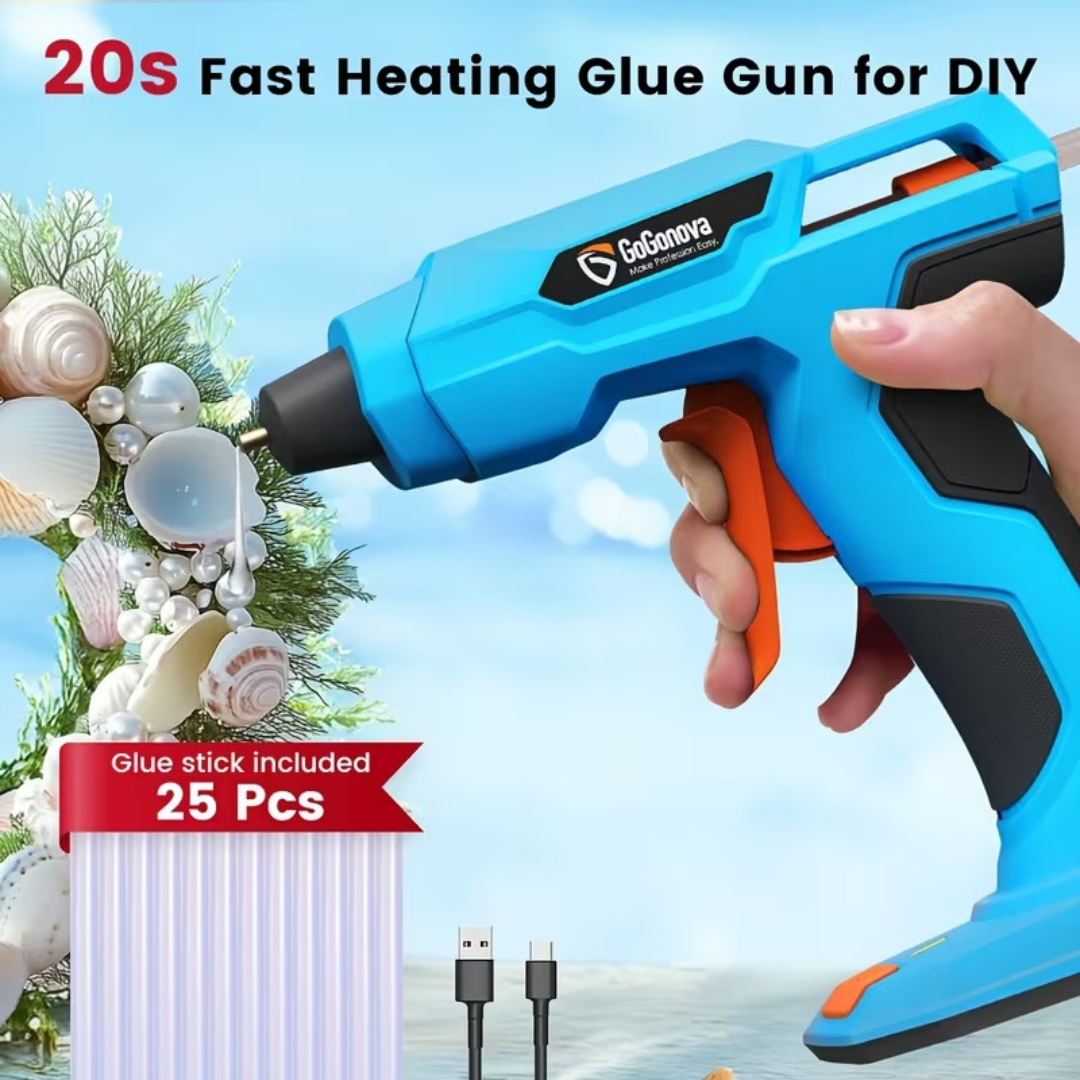Cordless Hot Glue Gun Kit
