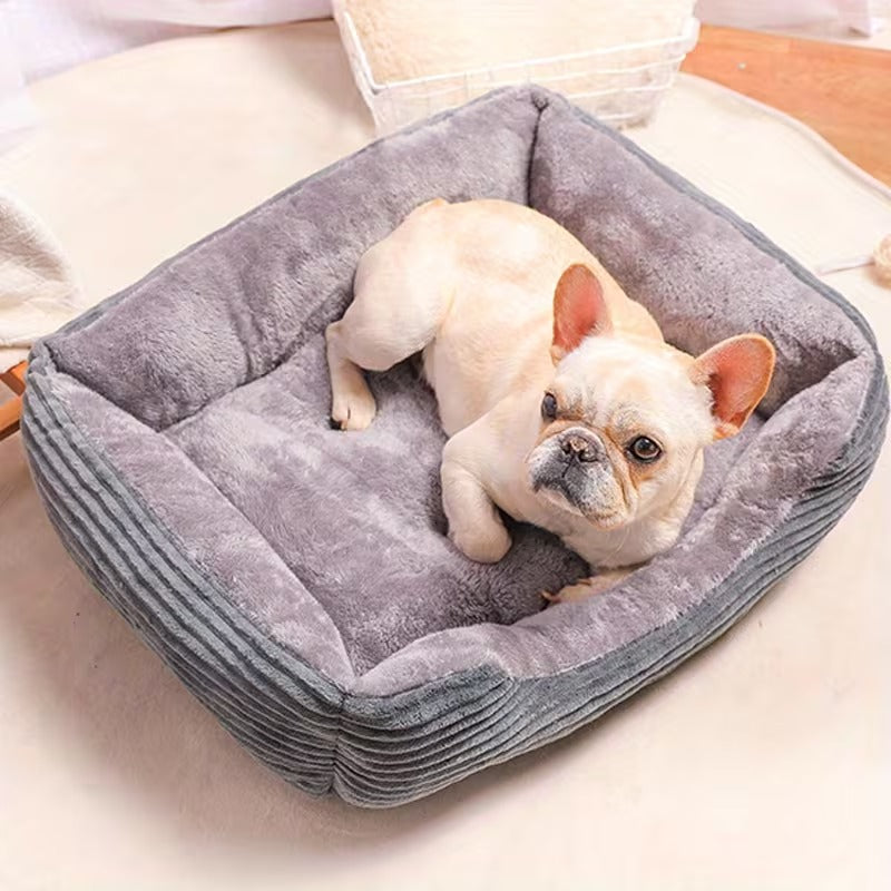 Corduroy Bolster Pet Bed