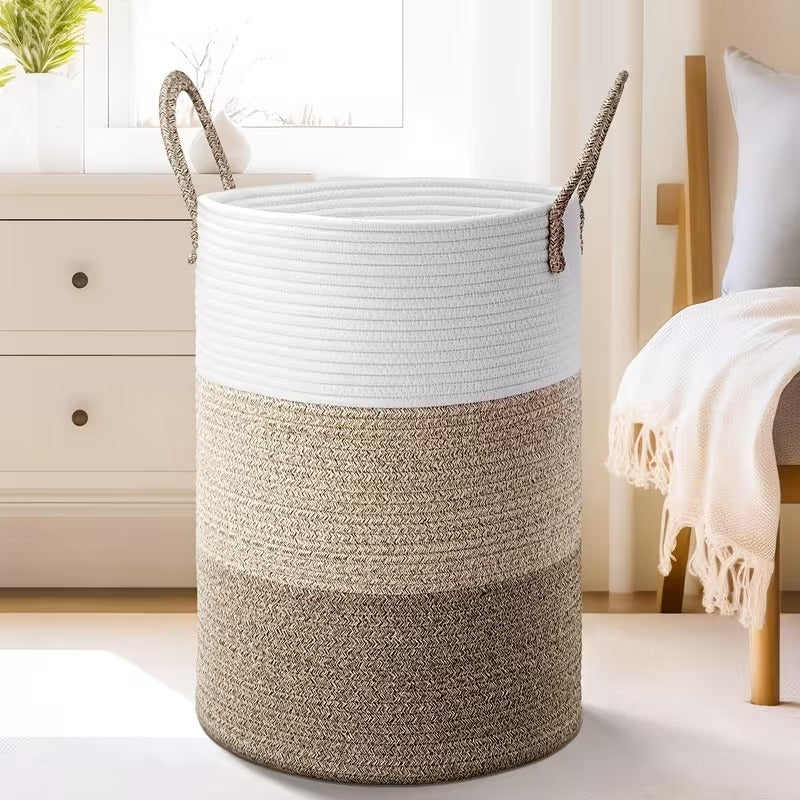 Cotton Rope Laundry Hamper