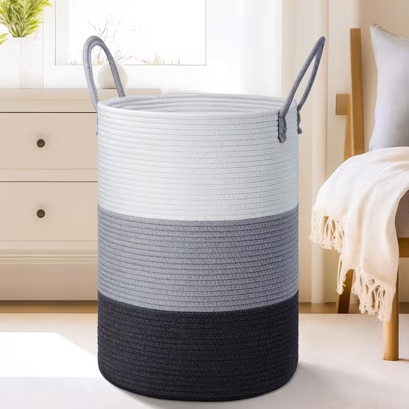 Cotton Rope Laundry Hamper