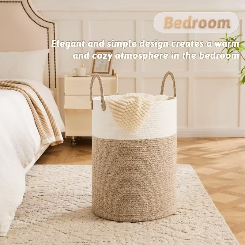Cotton Rope Laundry Hamper