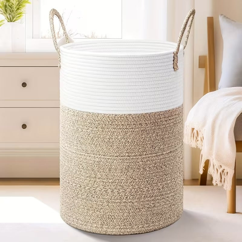 Cotton Rope Laundry Hamper