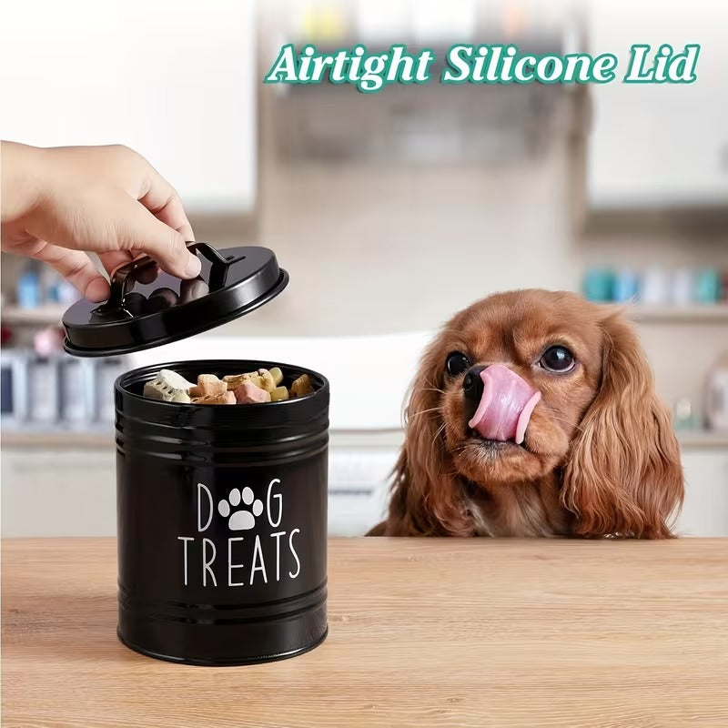 Country-Style Dog Treat Tin