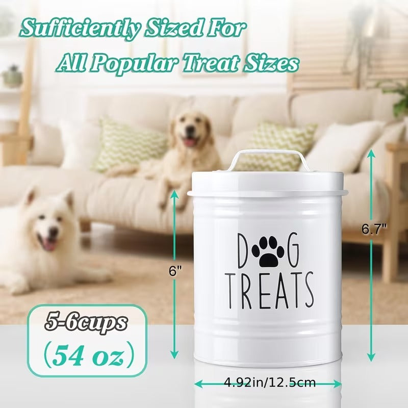 Country-Style Dog Treat Tin