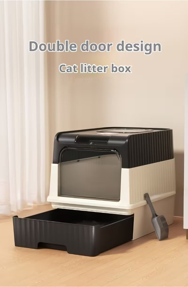 Covered Cat Litter Box