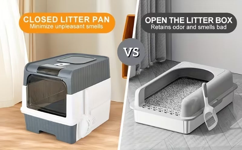 Covered Cat Litter Box