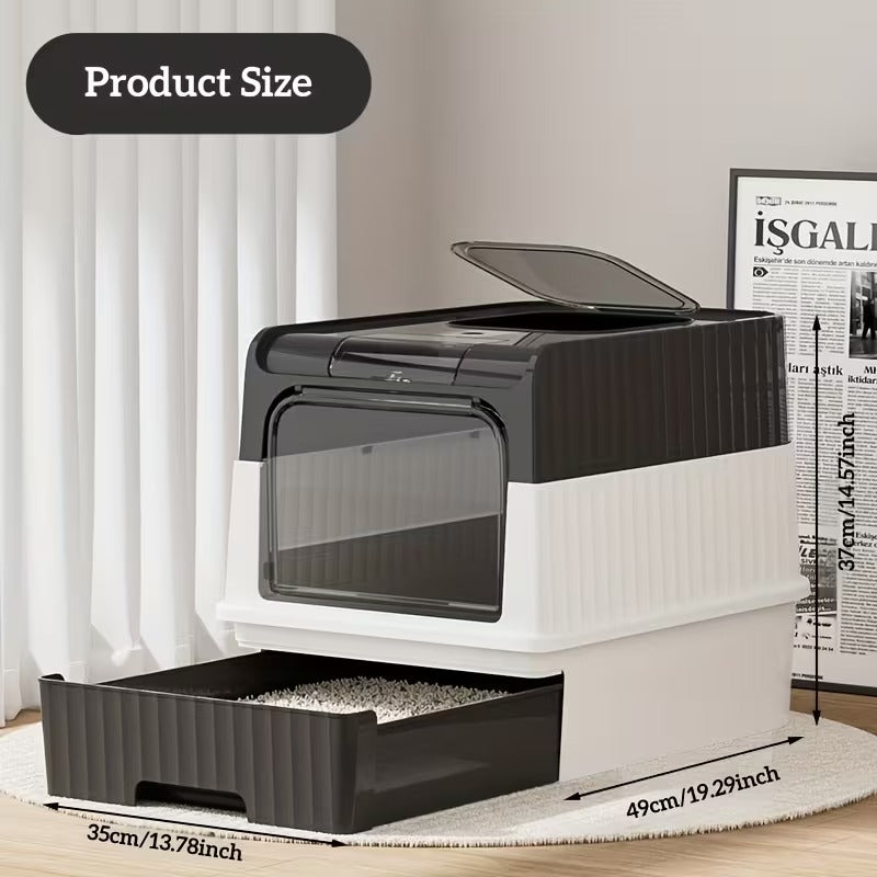 Covered Cat Litter Box