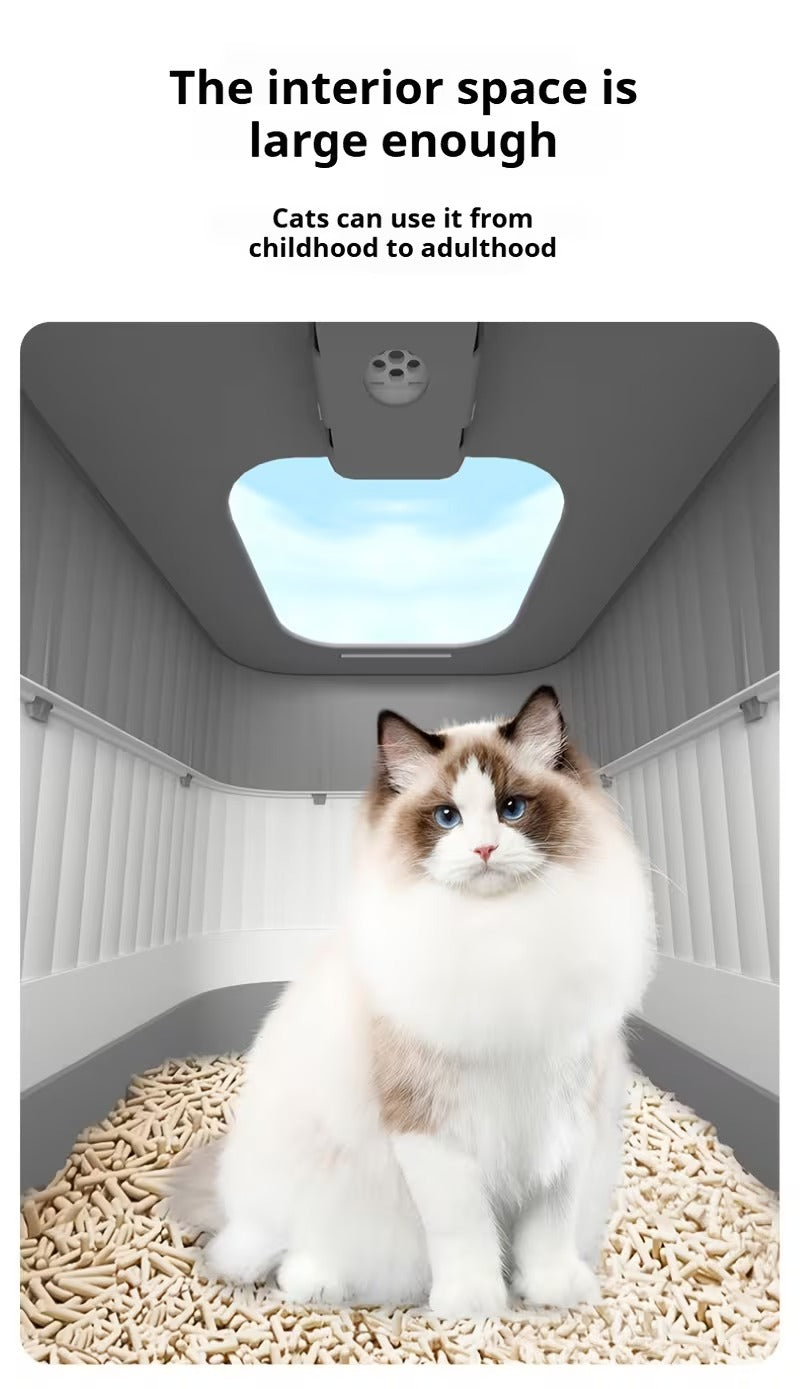Covered Cat Litter Box
