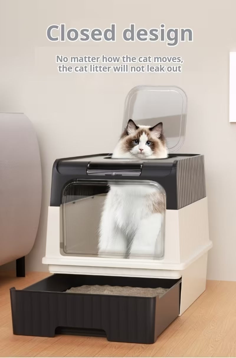 Covered Cat Litter Box