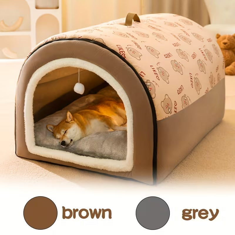 Cozy Pet Cave Bed