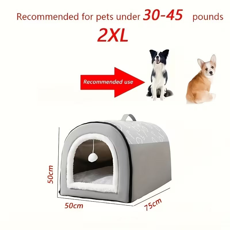 Cozy Pet Cave Bed