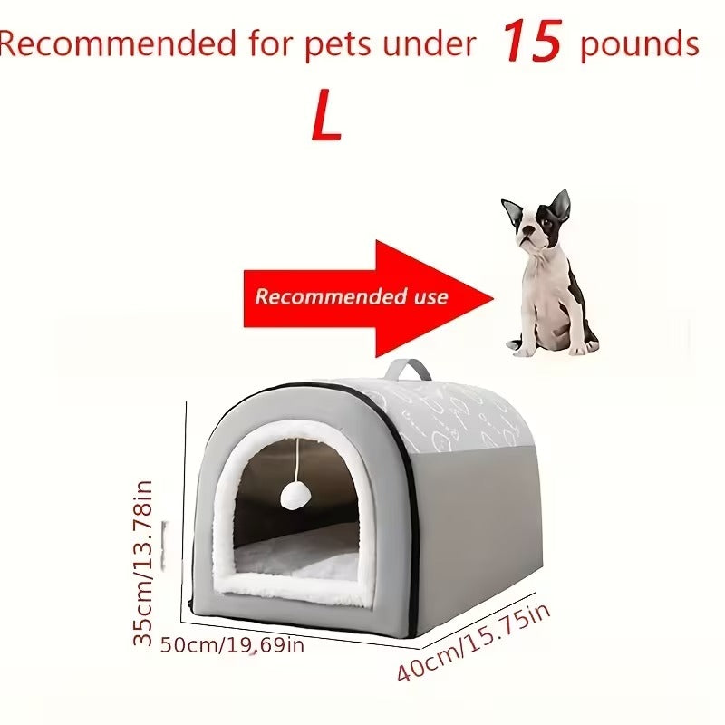 Cozy Pet Cave Bed