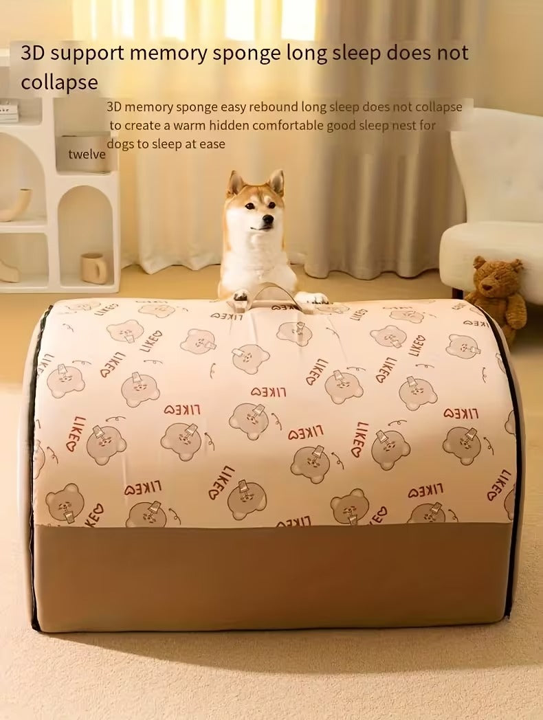 Cozy Pet Cave Bed