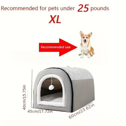 Cozy Pet Cave Bed