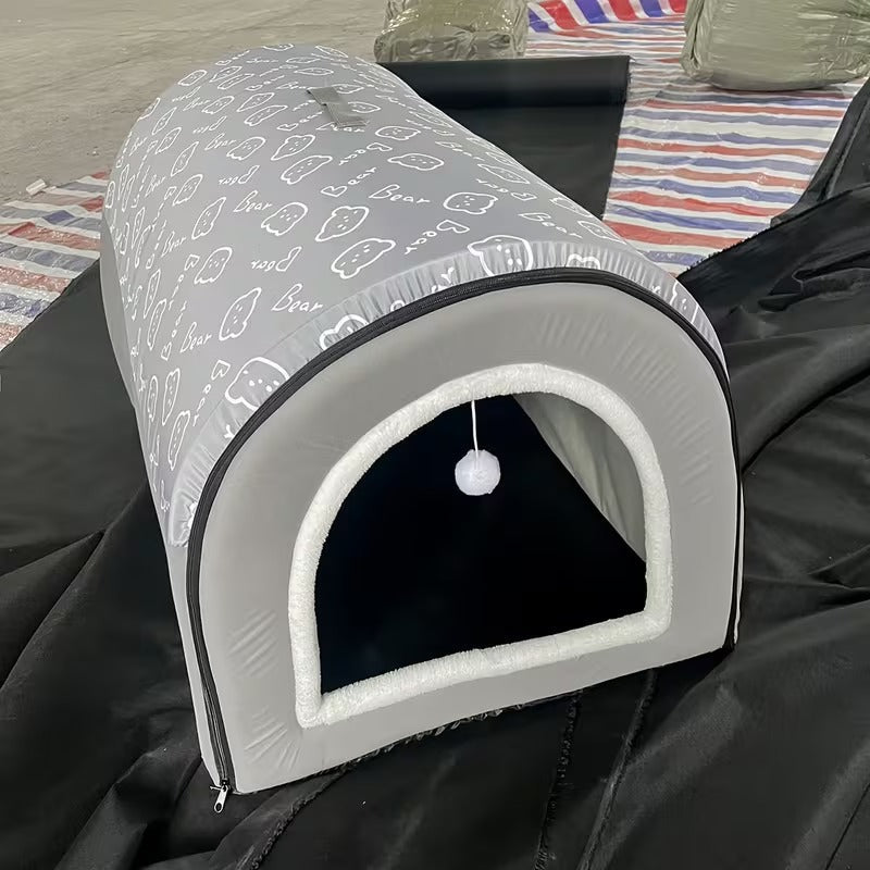 Cozy Pet Cave Bed