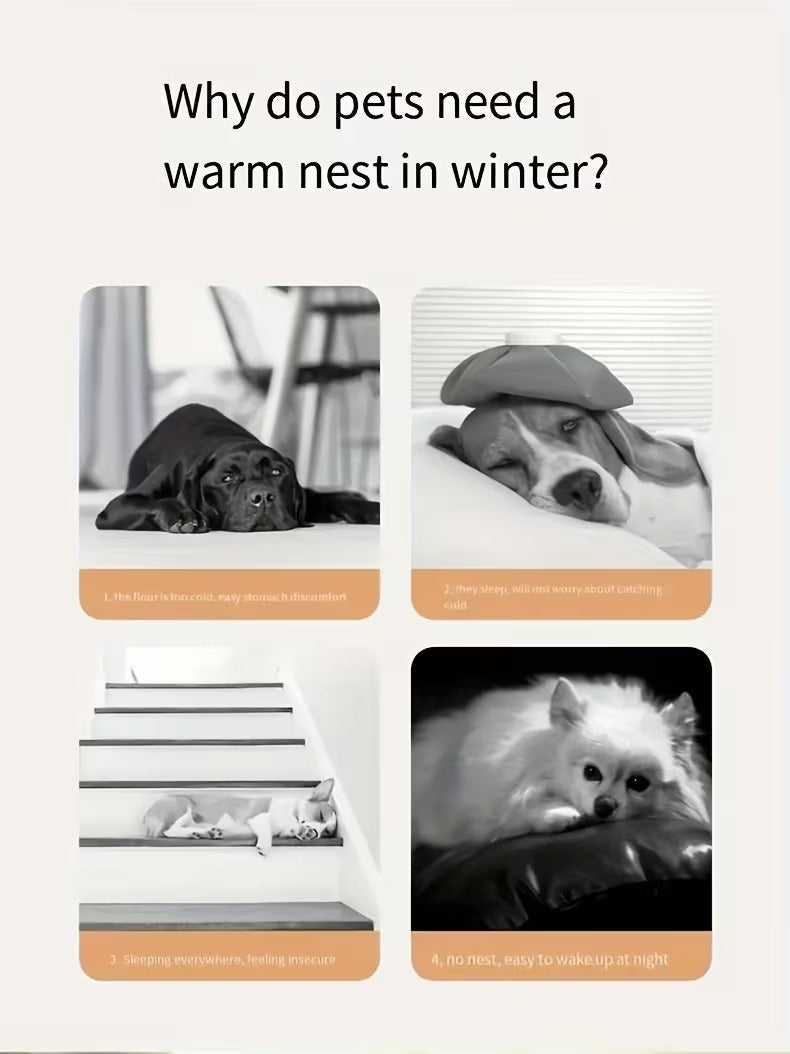 Cozy Pet Cave Bed