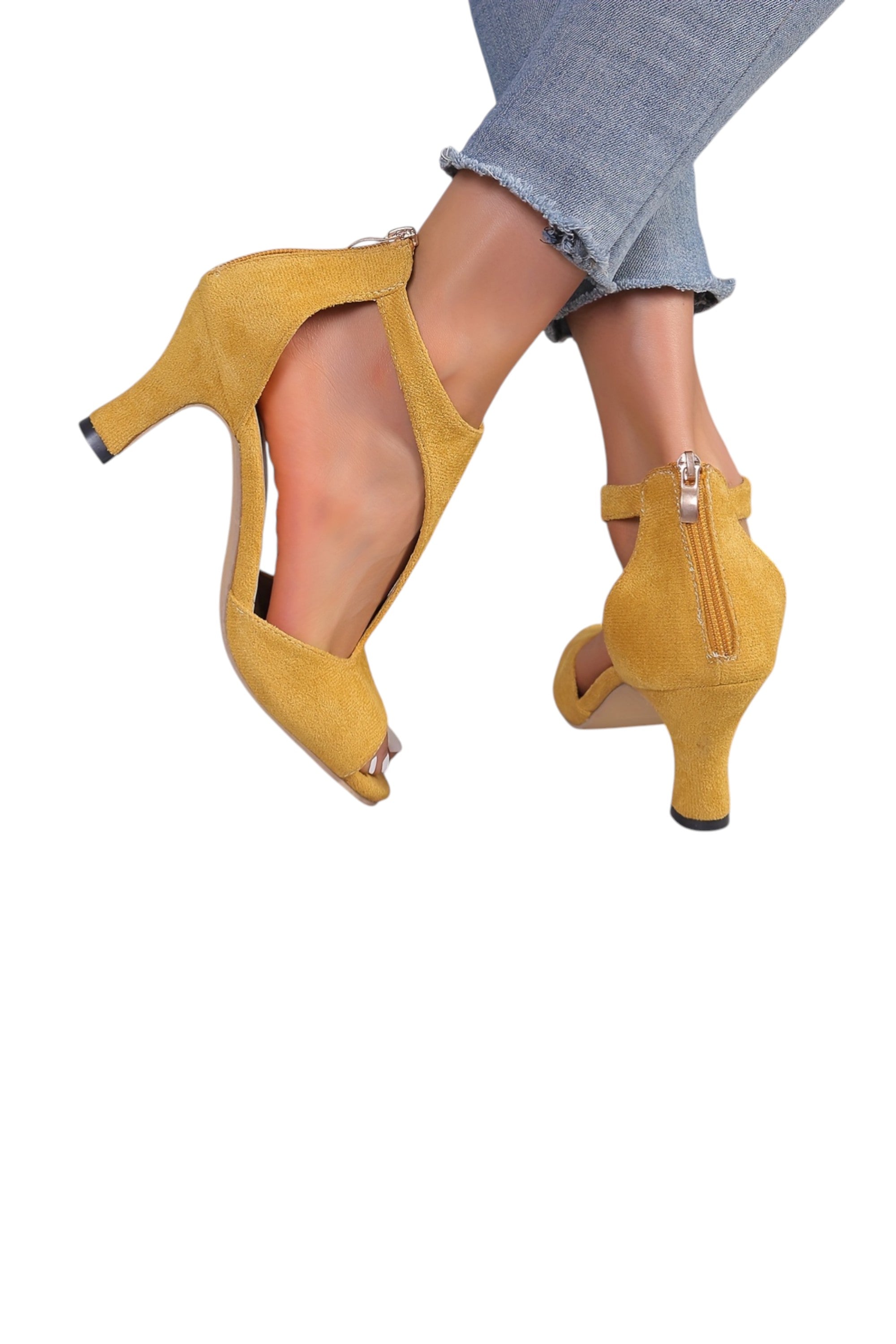 Rumef | Women’s T-Strap Block Heel Sandals