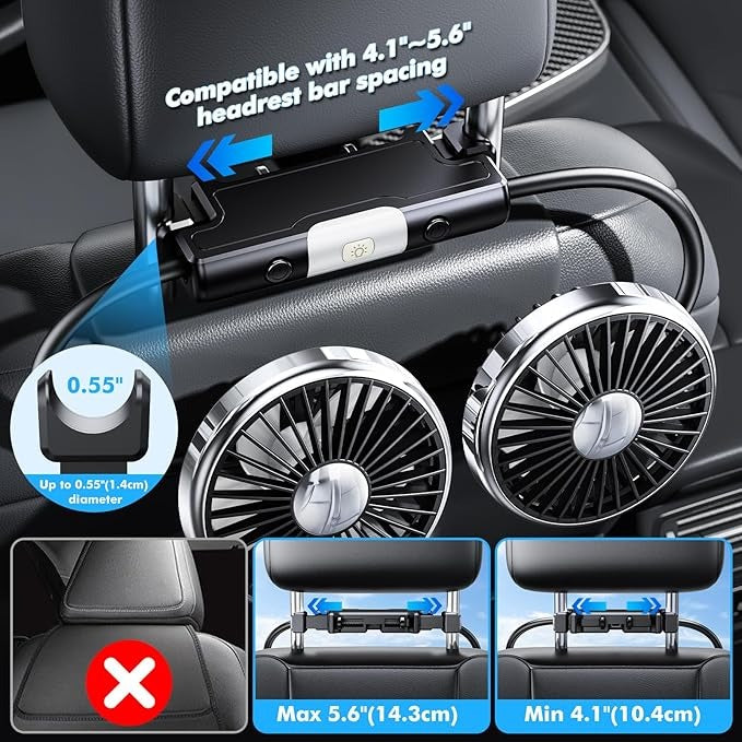 Dual Clip-On Fan