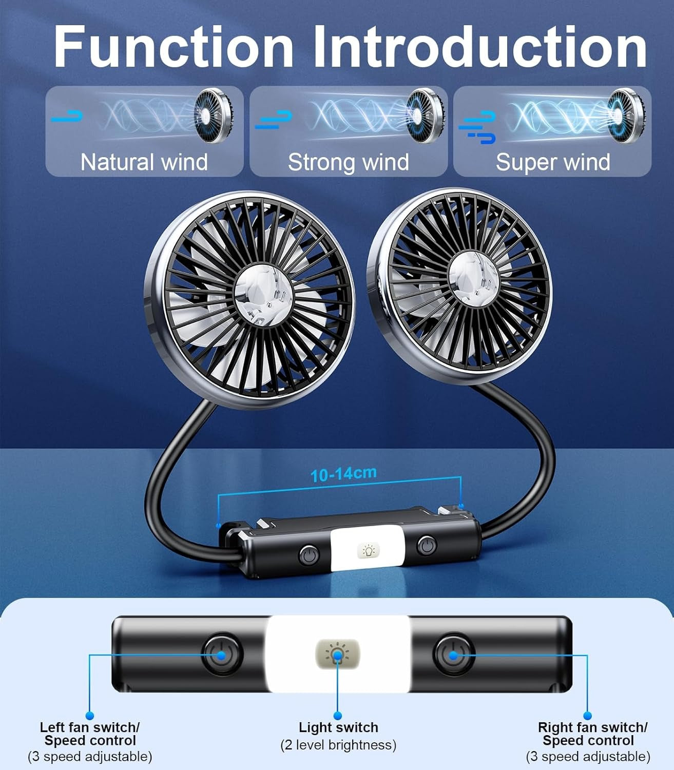 Dual Clip-On Fan