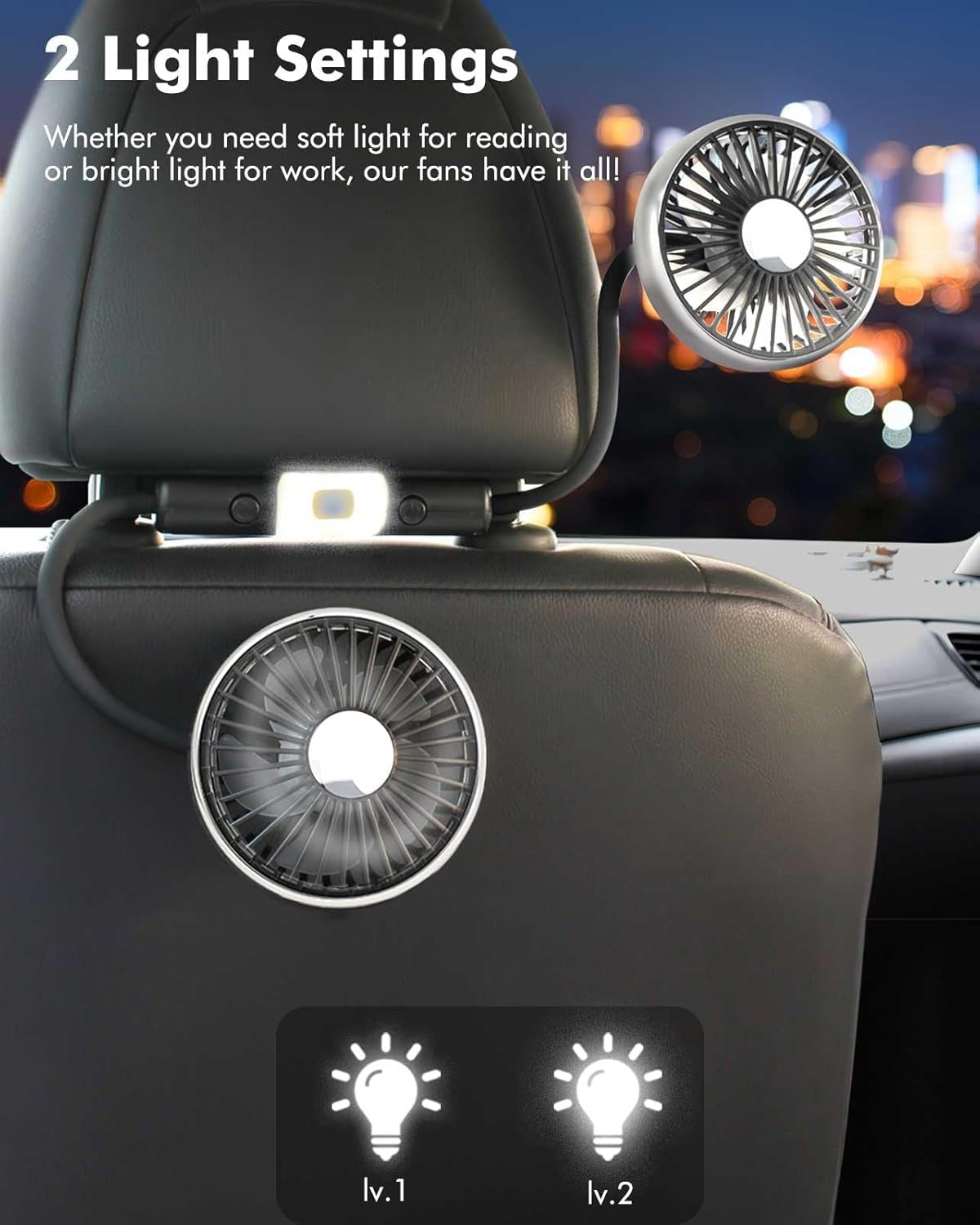 Dual Clip-On Fan
