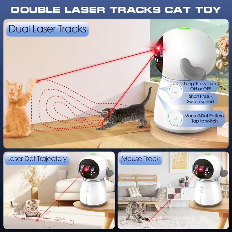 Dual-Laser Cat Exercise Toy