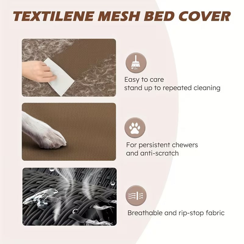 Elevated Mesh Dog Bed