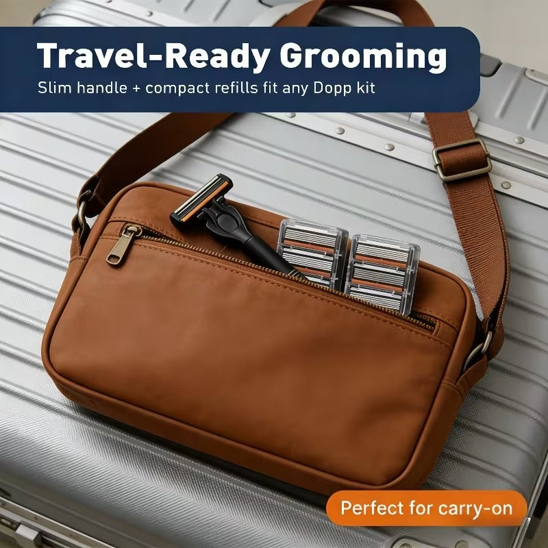 Elite 6-Blade Men’s Razor Kit