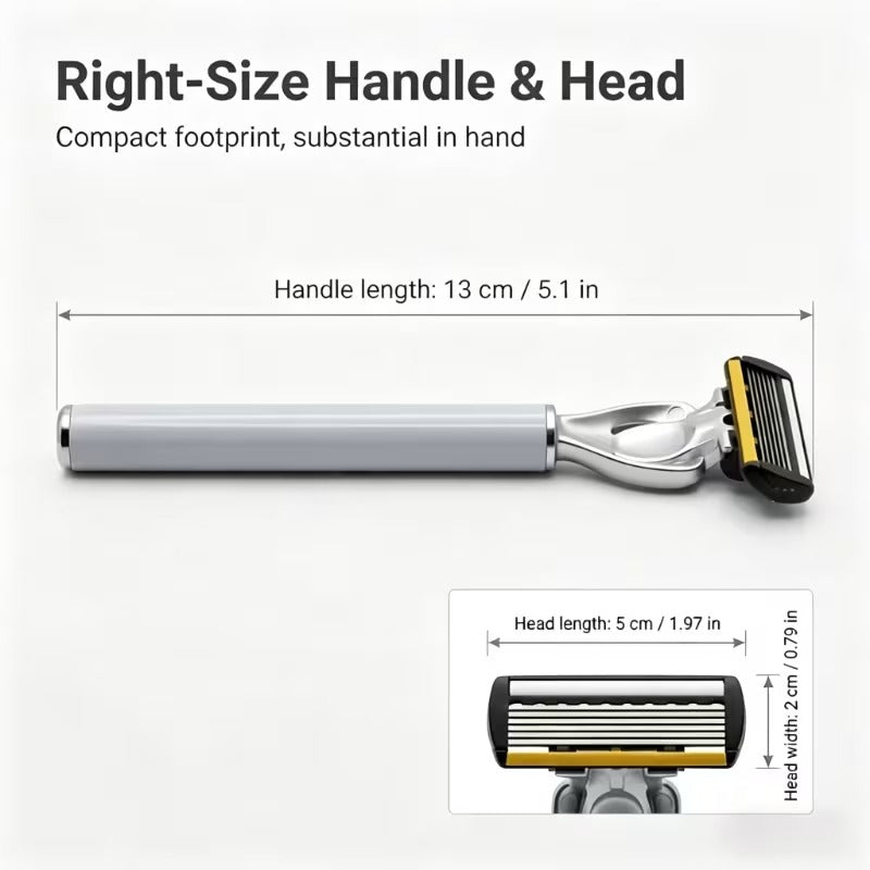 Elite 6-Blade Men’s Razor Kit