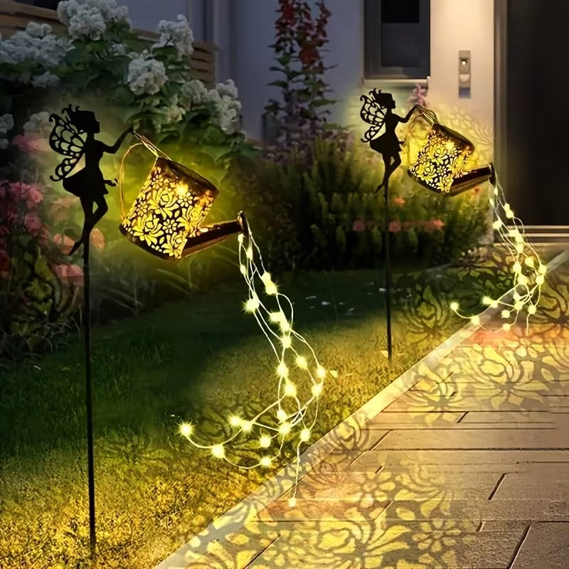 Enchanting Solar Watering Can Lights
