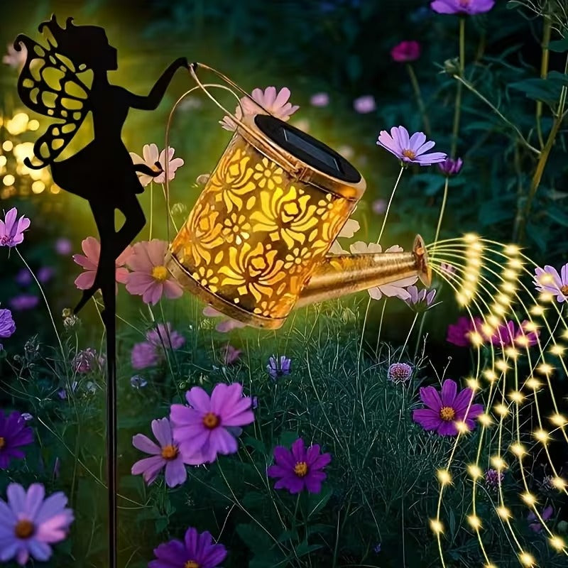 Enchanting Solar Watering Can Lights