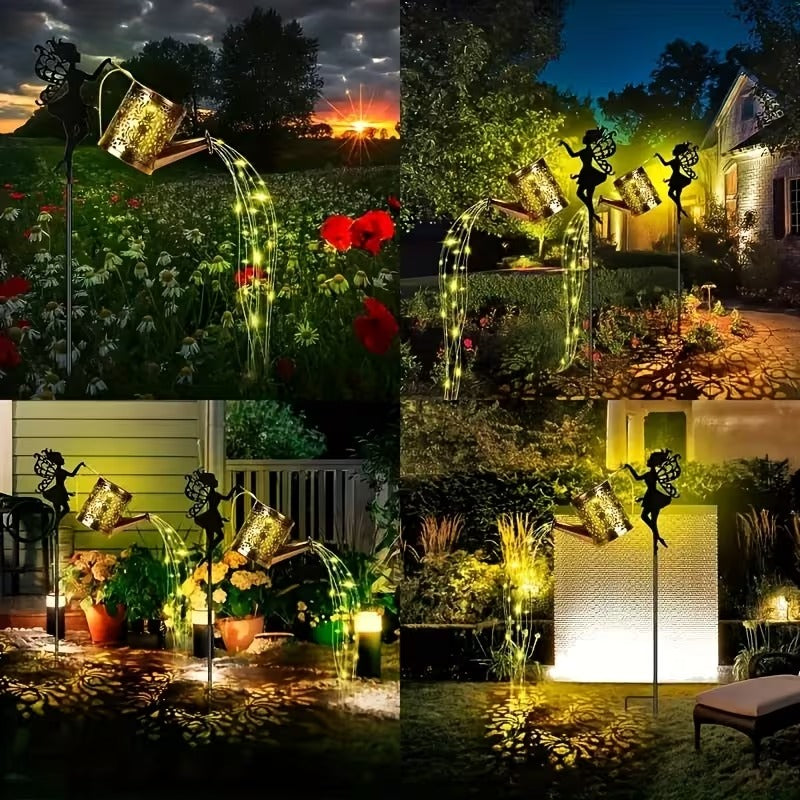 Enchanting Solar Watering Can Lights